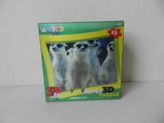 Obrázek z Puzzle 3D surikata 63 dílků 23x31cm 
